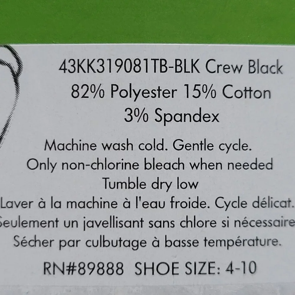 NWT♠️KATE SPADE♠️"Hello" Designer Crew Socks 3 Pairs New York - Picture 11 of 16